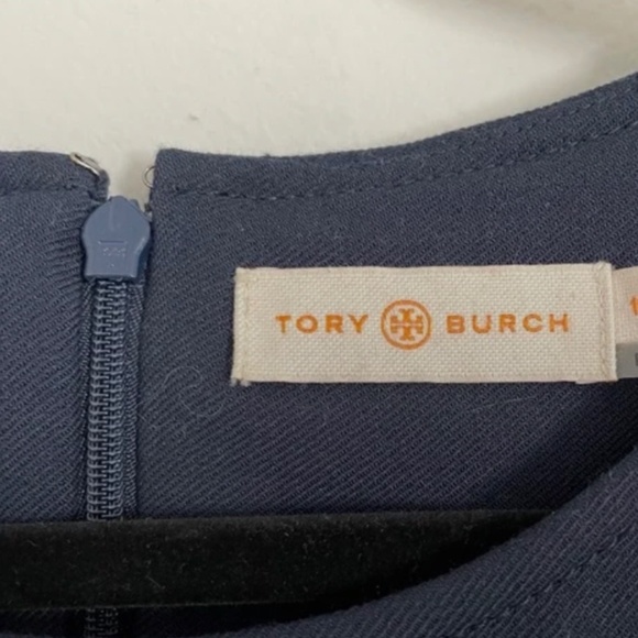 Tory Burch Navy Jane Dress Size 6 - Picture 6 of 6